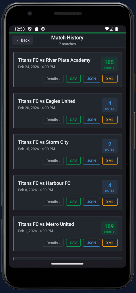 xAssist video clip generation from tagged match events